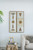 Traditional Style Mirrored Wall Decorations - 48" - Gold - Set of 2