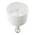 Marble and Crystal Base Table Lamp with Drum Shade - 15" - White - IMAGE 3