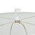 Marble and Crystal Base Table Lamp with Drum Shade - 15" - White - IMAGE 4