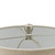 Tapered Stone Table Lamp with Beige Drum Shade - 26" - Black - IMAGE 4