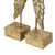 Angel Wing Bookends - 20.25" - Gold - Set of 2