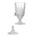Lidded Glass Dispenser with Pedestal - 19" - Clear