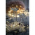 Tall Crystal Decorative Pillar Candle Holder - 13" - IMAGE 6