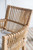 Natural Finish Rattan Accent Chair - 33" - Brown - IMAGE 3
