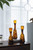 Swirl Glass Bottle Vases with Oversized Stopper - 18" - Set of 3 - IMAGE 6