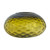 Honeycomb Dimple Motif Oval Glass Vase - 15.75" - Green - IMAGE 1