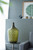 Honeycomb Dimpled Palmgren Glass Vase - 21.25" - Green - IMAGE 5