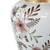 Round Floral Porcelain Ginger Jar - 14" - White and Gold