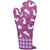 Hopping Bunnies Plaid Easter Kitchen Oven Mitts - 13.75" - Purple - Set of 2 - IMAGE 3
