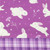 Hopping Bunnies Plaid Easter Kitchen Oven Mitts - 13.75" - Purple - Set of 2 - IMAGE 4
