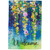 Watercolor Floral "Welcome" Outdoor Garden Flag 18" x 12.5" - IMAGE 1