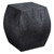 Square Top Wooden Accent Stool - 17" - Black - IMAGE 1