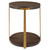 2-Tier Round Wooden Side Table - 24" - Brown and Gold - IMAGE 6