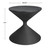 Hourglass Shaped Round Top Side Table - 22.5" - Black - IMAGE 3