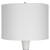 Banded Hourglass Table Lamp with Drum Shade - 29.5" - Black and White - IMAGE 5