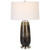 Rustic Etched Glass Table Lamp with Tapered Shade - 27.75" - Bronze - IMAGE 1