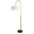 Arch Pivoting Neck Floor Lamp with Round Shade - 68.5" - Brass and Black - IMAGE 1