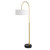 Arch Pivoting Neck Floor Lamp with Round Shade - 68.5" - Brass and Black - IMAGE 4