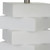 Geometric Stacked Blocks Table Lamp with Drum Shade - 23" - White - IMAGE 6