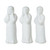 Standing Monk Tabletop Decorations - 9.75" - White - 3ct