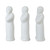 Standing Monk Tabletop Decorations - 9.75" - White - 3ct