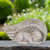 Sleeping Angel Dog Memorial Outdoor Garden Statue - 7" - IMAGE 1
