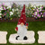Gnome Holding Star Patriotic Outdoor Garden Statue - 16.5" - IMAGE 1