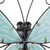 Green Metal Butterfly Outdoor Garden Wall Hanging - 12"