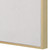 Cyprus Square Wall Mirror - 40" - White and Gold