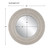 Small Round Wall Mirror - 33" - Beige