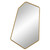 Scandinavian Style Large Wall Mirror - 36" - Gold - IMAGE 1