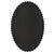 Serna Oval Wall Mirror - 30" - Black - IMAGE 6