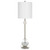Streamlined Base Buffet Table Lamp with Drum Shade - 33.5" - White - IMAGE 4