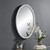 Serna Oval Wall Mirror - 30" - White - IMAGE 3