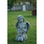 14.25" Kneeling Angel Holding Flowers Outdoor Garden Statue - IMAGE 2