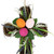 Twig Cross Wall Decoration with Easter Eggs - 13.25" - IMAGE 3
