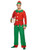 49" Red and Green Elf Men Adult Christmas Costume - Large - IMAGE 1