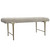 Biscuit Tufted Top Cushioned Bench - 48" - Gray and Champagne Gold