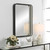Braided Framed Wall Mirror - 36" - Black - IMAGE 3