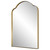 Curved Silhouette Arch Wall Mirror - 30" - Brass Tone - IMAGE 4