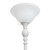 71" White Marbleized Glass Shade Torchiere Floor Lamp - IMAGE 4