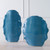 Glossy Ceramic Tabletop Vases - 12" - Blue - Set of 2 - IMAGE 3