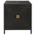 Geometric Cabinet End Table - 25.5" - Black - IMAGE 1