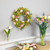 Easter Eggs with Butterflies Artificial Spring Wreath - 13" - Green and Pink - IMAGE 2