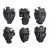 Sculpted Face Mask Wall Decorations - 14" - Gray - Set of 6 - IMAGE 5