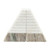 Half Pyramid Geometric Bookends - 6" - White and Gray - Set of 2 - IMAGE 2