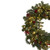 Pre-Lit Berries and Pinecones Christmas Wreath, 30-Inch, Clear Lights - IMAGE 2