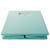 11" Aqua Green and Ivory Square Foldable Storage Bin - IMAGE 3