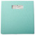 11" Aqua Green and Ivory Square Foldable Storage Bin