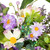 Daisy and Mixed Foliage Floral Spring Wreath - 24" - Purple - IMAGE 5